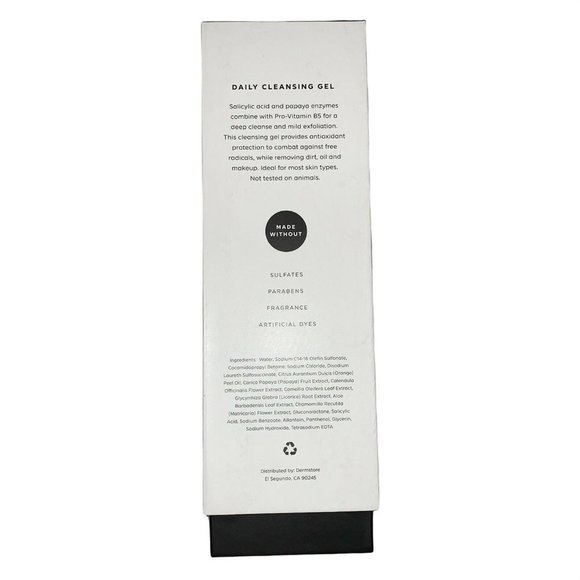 Dermstore Collection Daily Cleansing Gel Salicyclic Acid Papaya Enzymes 4.85oz - Picture 2 of 2